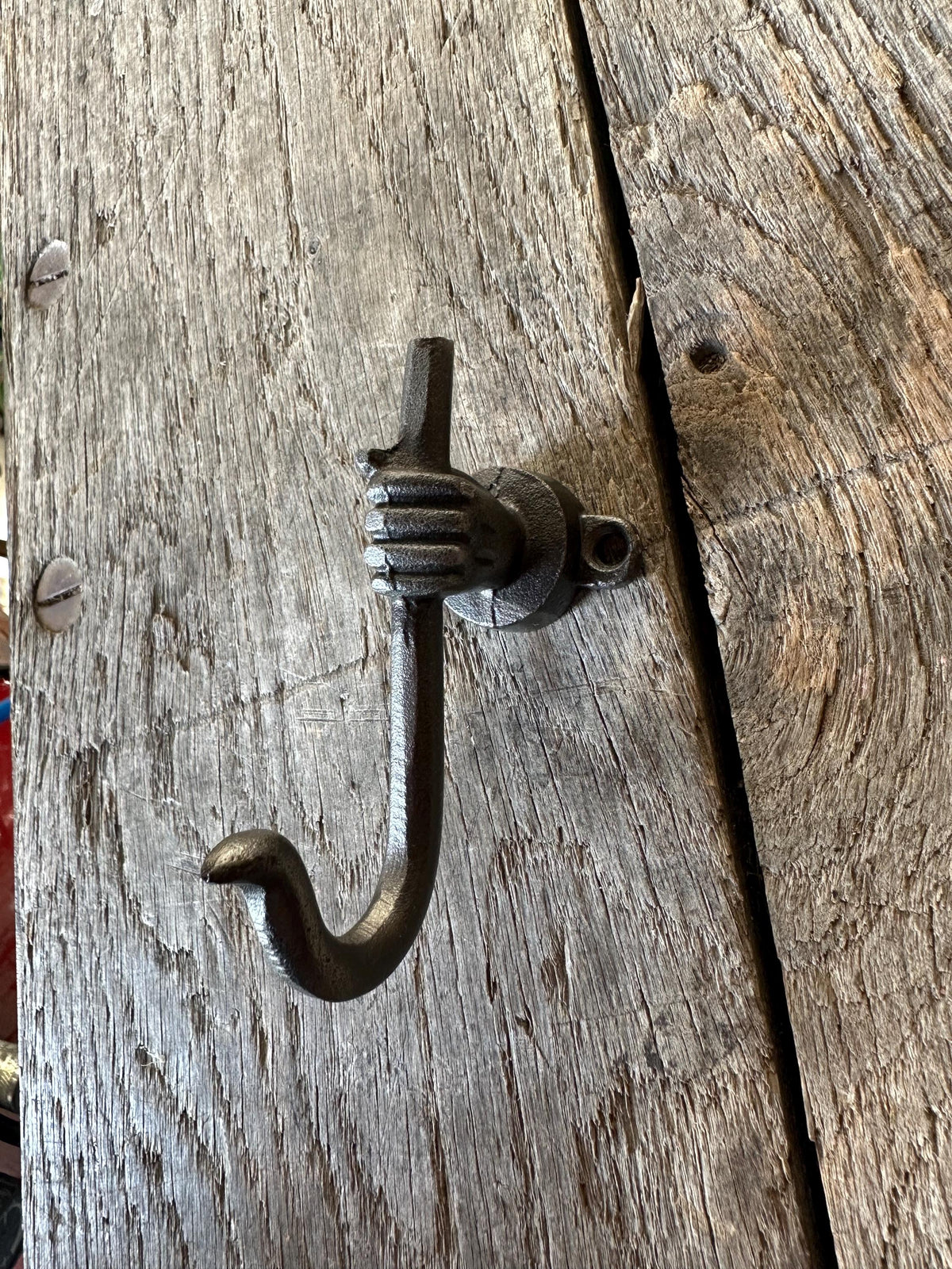 Set Of 3 - Iron Hand Holding Hook - Unique Hanging Hook