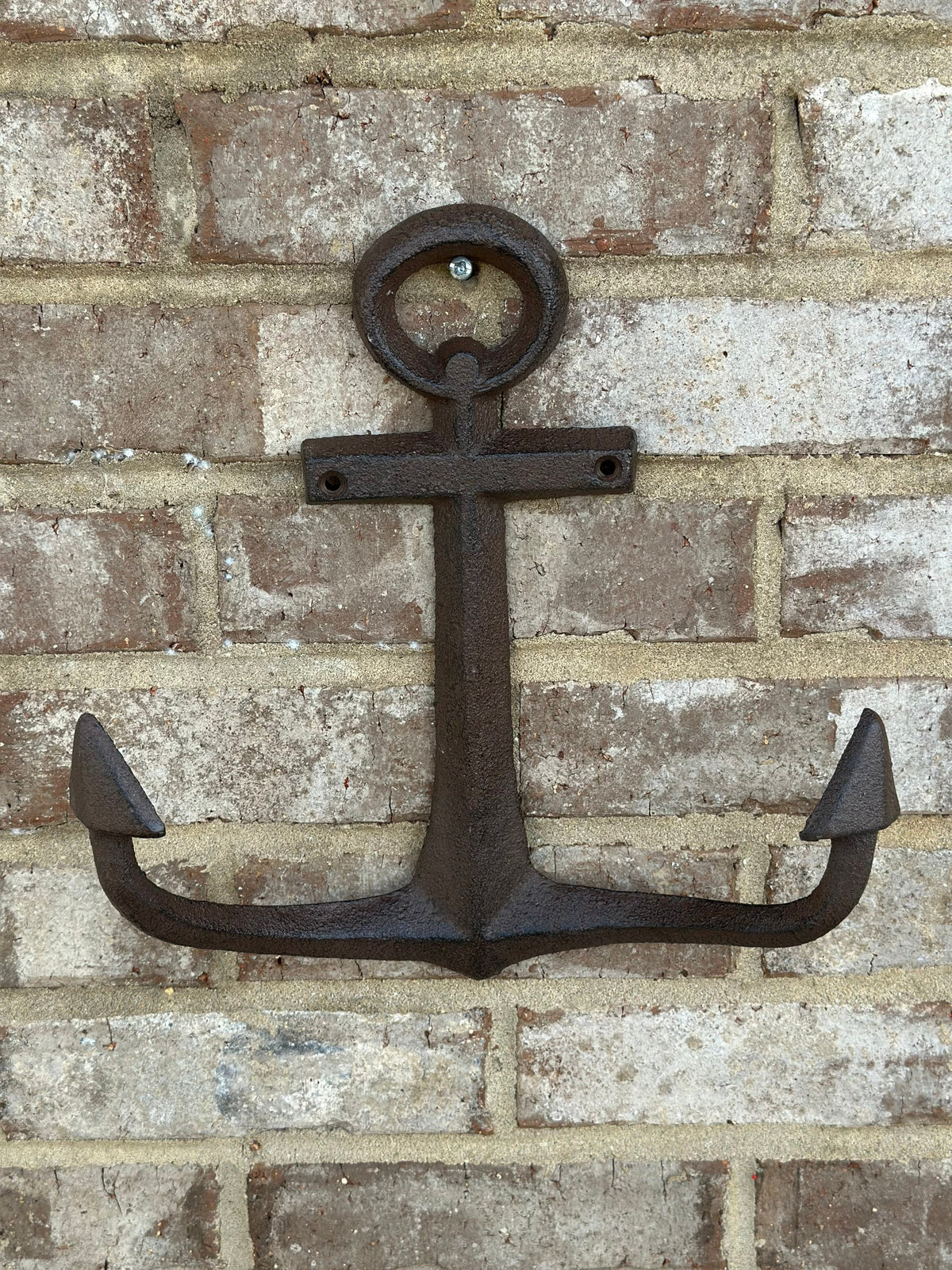 Large 11” Cast Iron Anchor Wall Hanger Hooks
