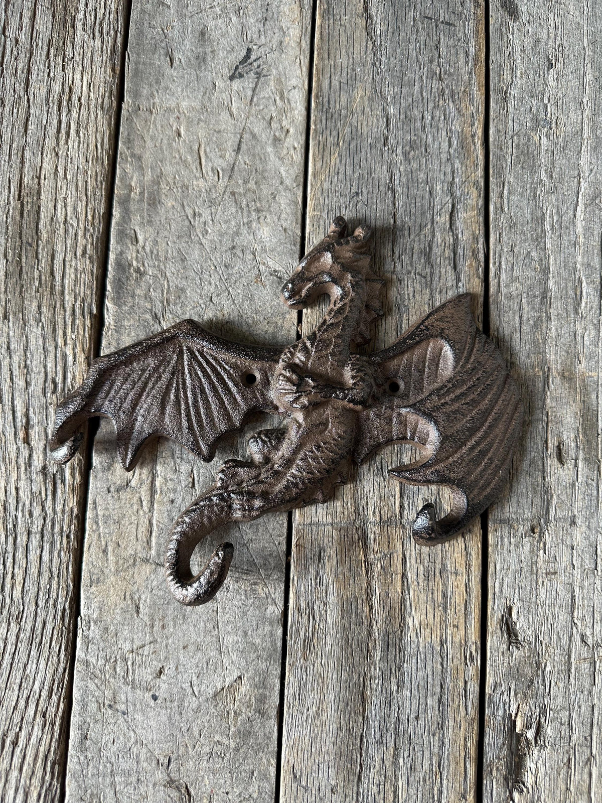 Set Of 3 Large Flying Dragon Hooks