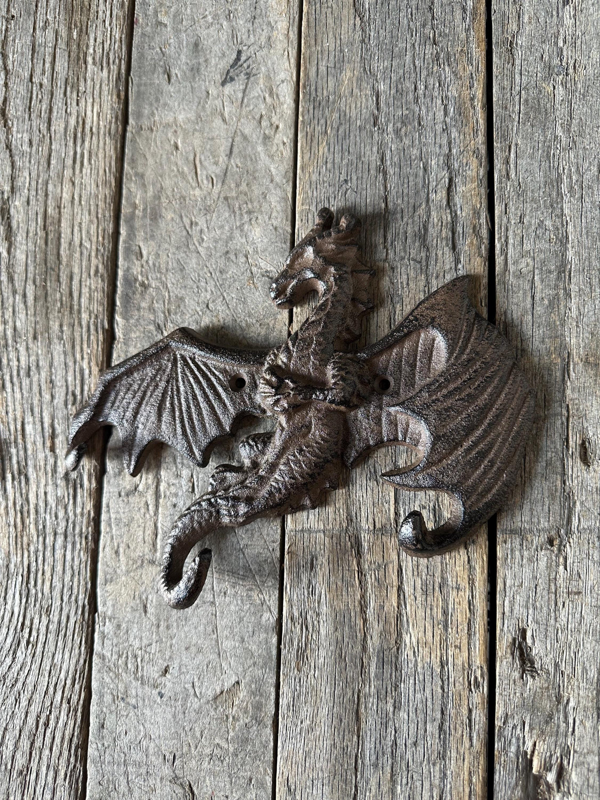 Set Of 3 Large Flying Dragon Hooks