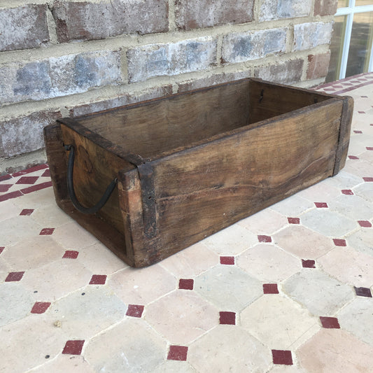 Lot Of 10 Rustic Primitive Farmhouse Decor Vintage Wooden Brick Mold Box 13x6x4 Wholesale