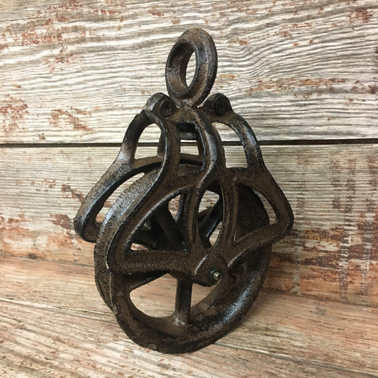 Antique Style Cast Iron Pulley
