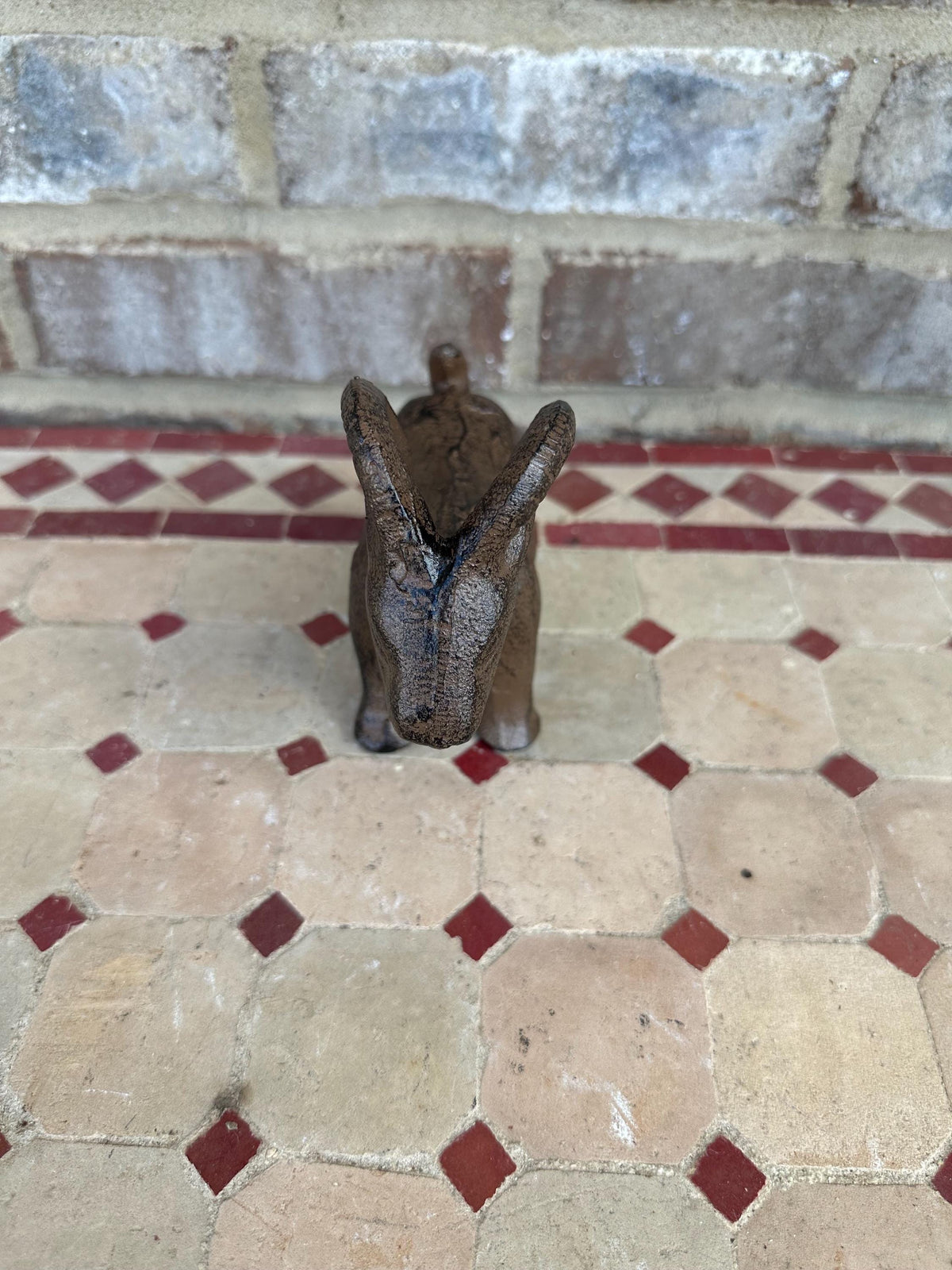 Cast Iron Goat Statue Shelf Art Paperweight Farm Display Ram