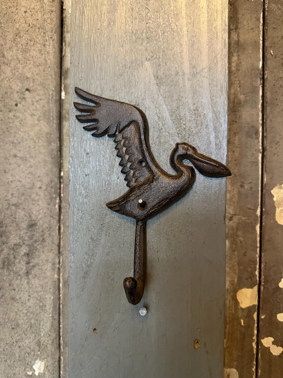 Cast Iron Flying Pelican Hanger Hook
