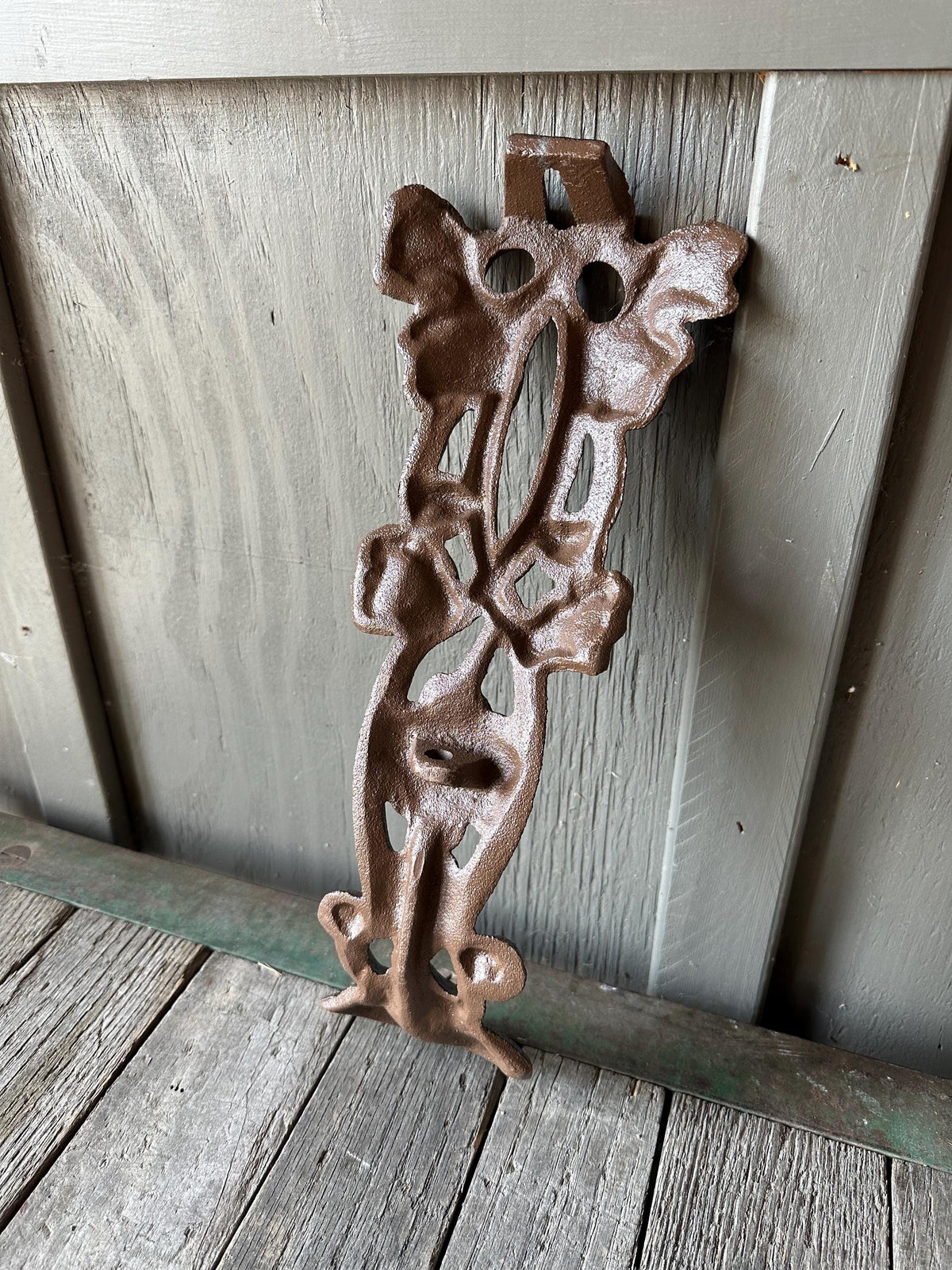 Set of 2 - 14” Cast Iron Grape Vine Legs