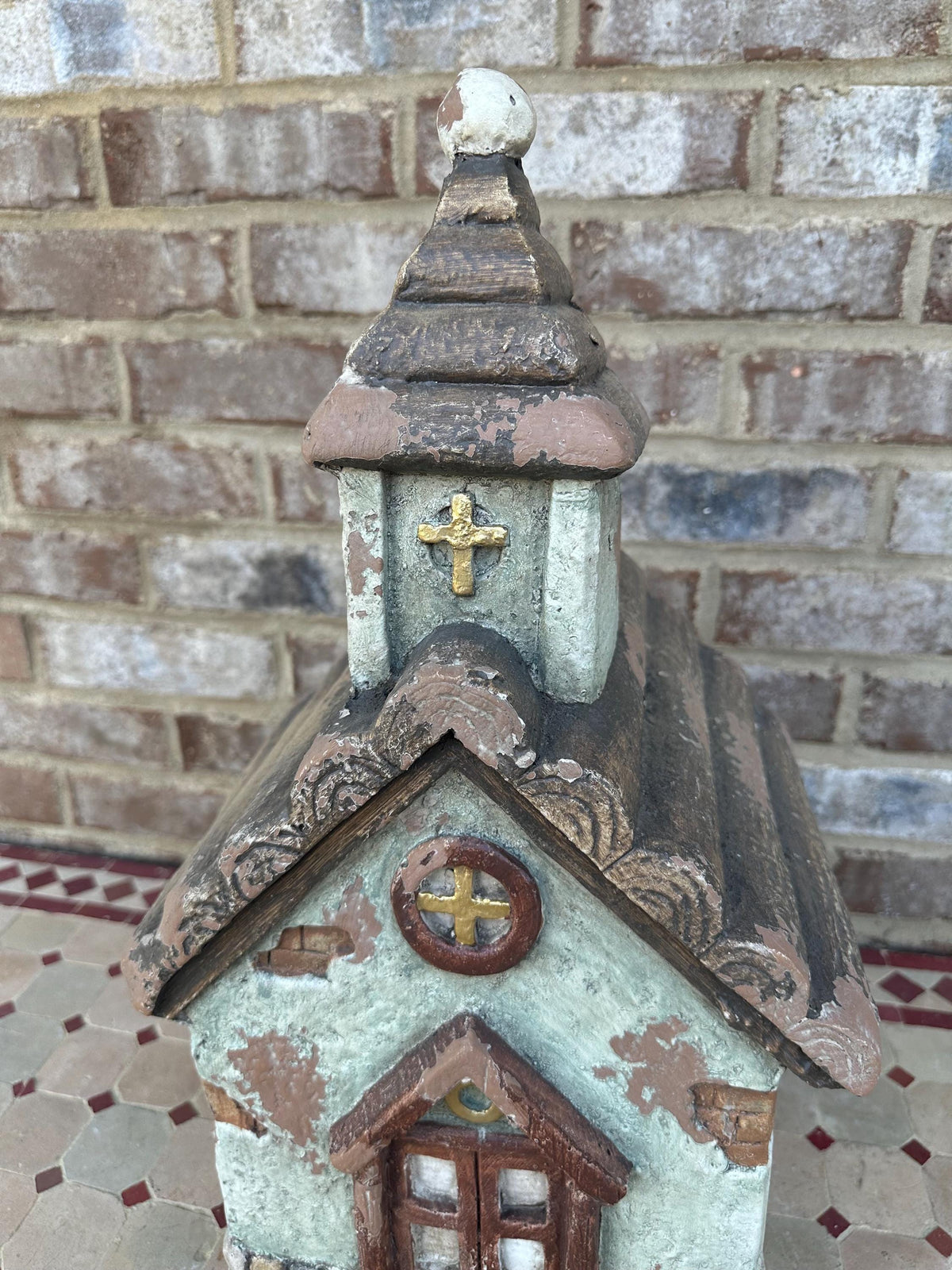 Cute Rustic Church Garden Art Statue