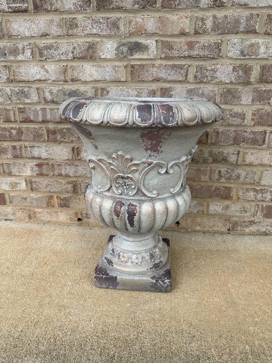 Beautiful Large 21” Rustic Urn Planter